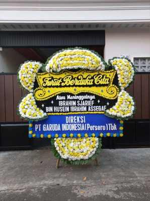 Papan Bunga Duka di Tondano Barat
